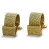 Pair of cufflinks with a \"gold\" finish. - Moinat - Decorating accessories